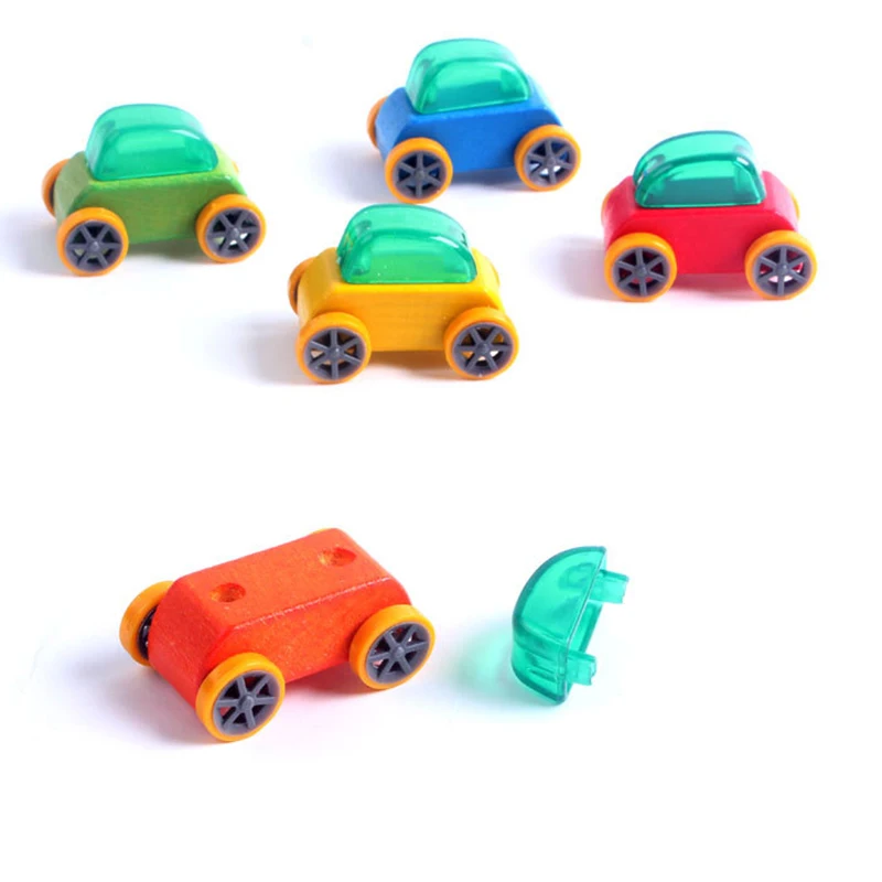 

Игрушечный мини-автомобиль из массива дерева, 3 шт.