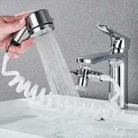 home bathroom sink faucet sprayer water tap extension nozzle adjustable shower set sucker wall mounted convenient to install