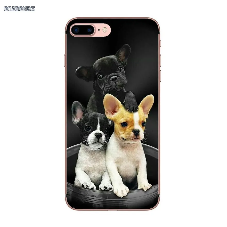 Soft Cover Bag French Bulldog Boston Terrier Puppy For Xiaomi Redmi Note 2 3 4 5 5A 6 7 Mi 8 Pro Lite 9 SE 5S 5X 6X Pocophone F1 | Мобильные