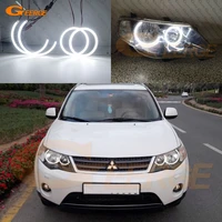 for mitsubishi outlander ii 2006 2007 2008 2009 ultra bright smd led angel eyes halo rings kit day light car accessories