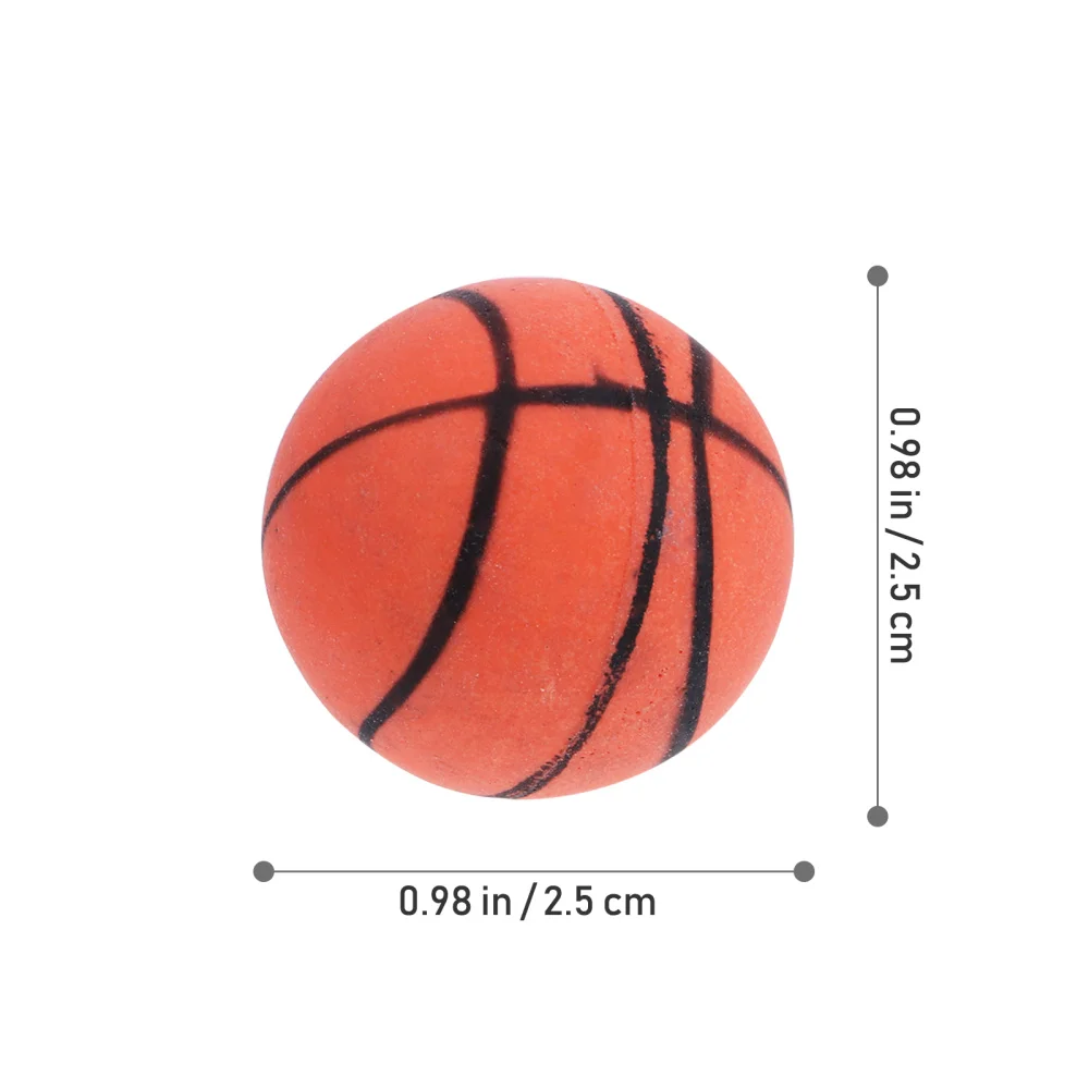 

12pcs Elastic Rubber Small Basketball Bounce Doll DIY Sports Tpys