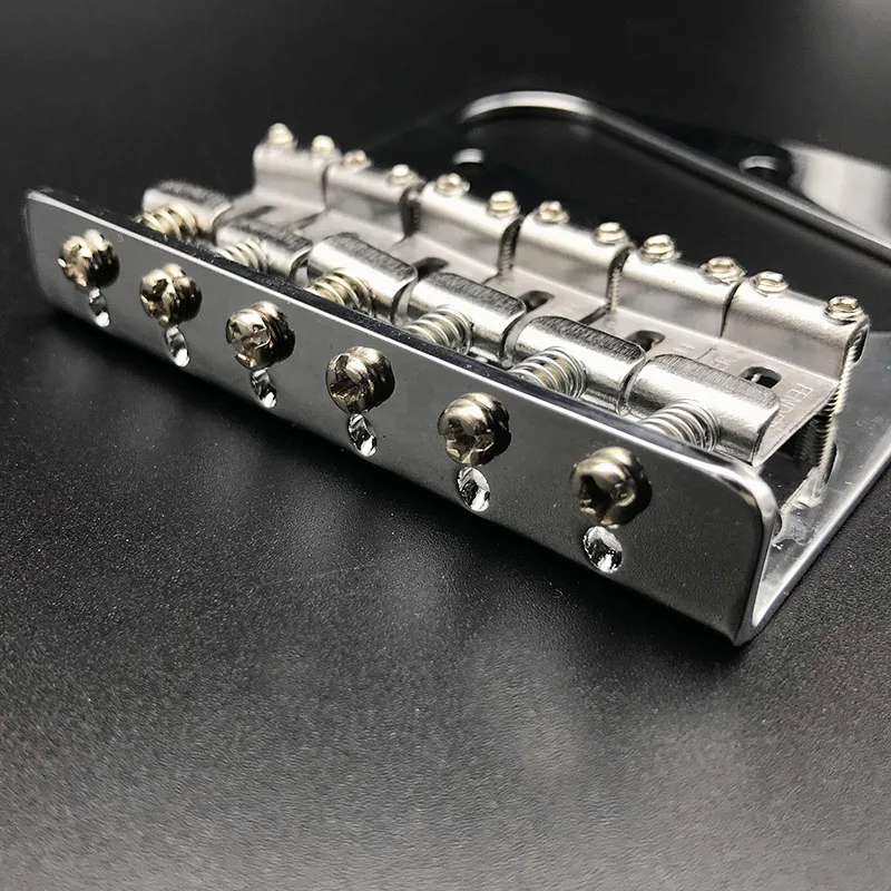 Мост для электрогитары TL хромированный комплект с 6 седлами звукоснимателя FD