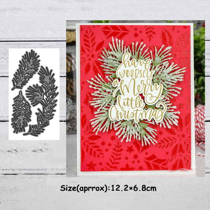 Обезьяна Рождество сосны вырезки металла резки трафареты для DIY Скрапбукинг