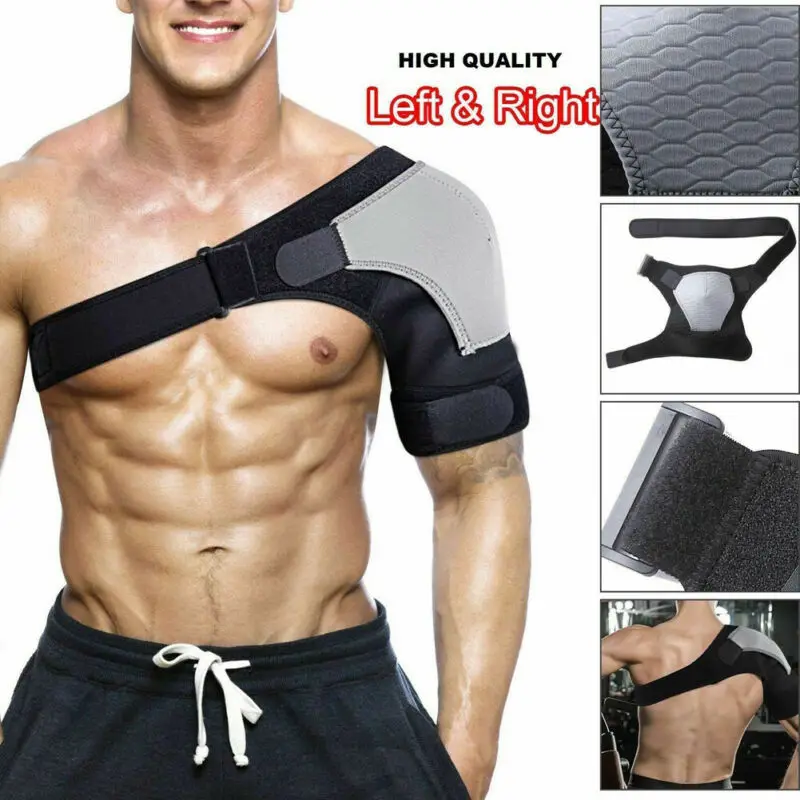 

Adjustable Shoulder Support Brace Strap Back Wrap Belt for Arthritis Sports Injury Dislocation Pain