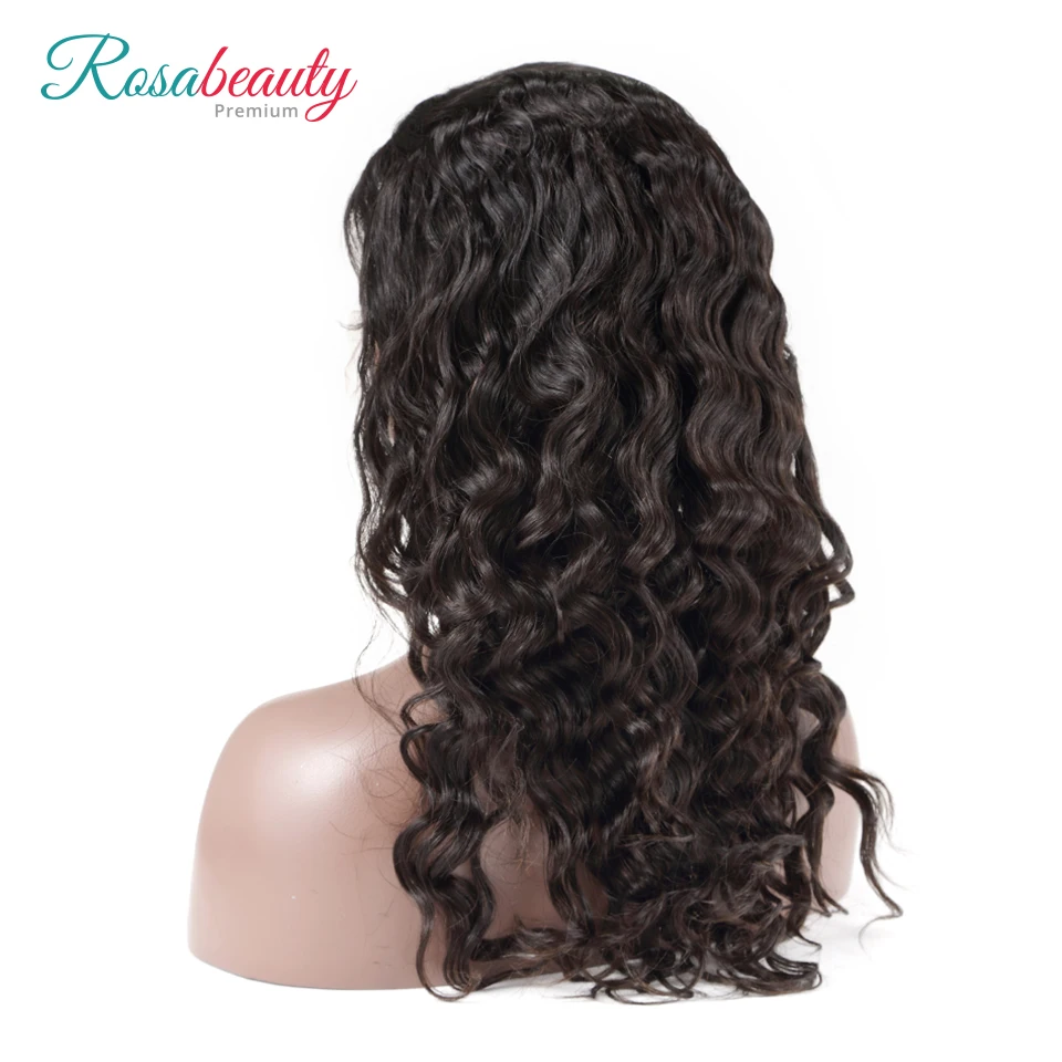 [Rosabeauty] OneCut волосы свободная волна 8-28 дюймов 13х6 человеческие Remy кружева