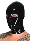 Латексная резиновая маска Catsuit с закрытыми глазами, 4 мм
