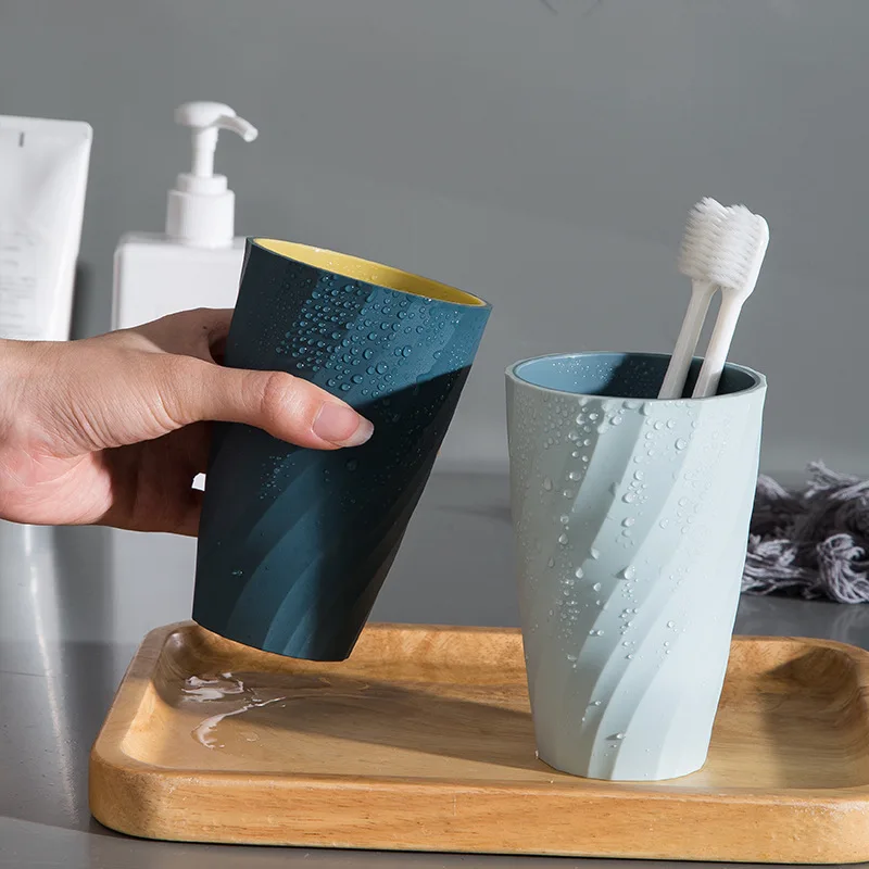 

Couple Style Simple Design Hotel Home Brushing Cup Elastic Material Easy To Clean For Kitchen Bathroom Supplies Accessories