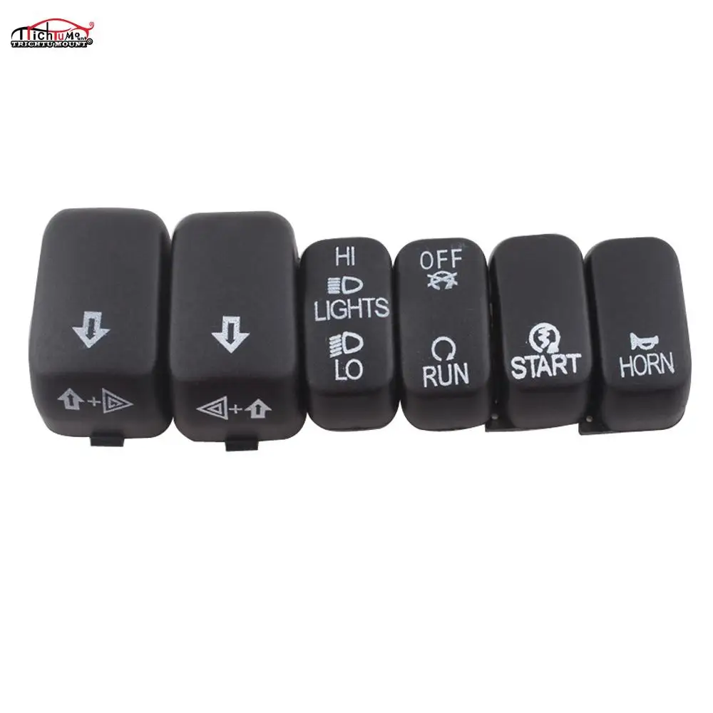 Мотоциклетные черные/хромированные корпуса переключателя управления на руль