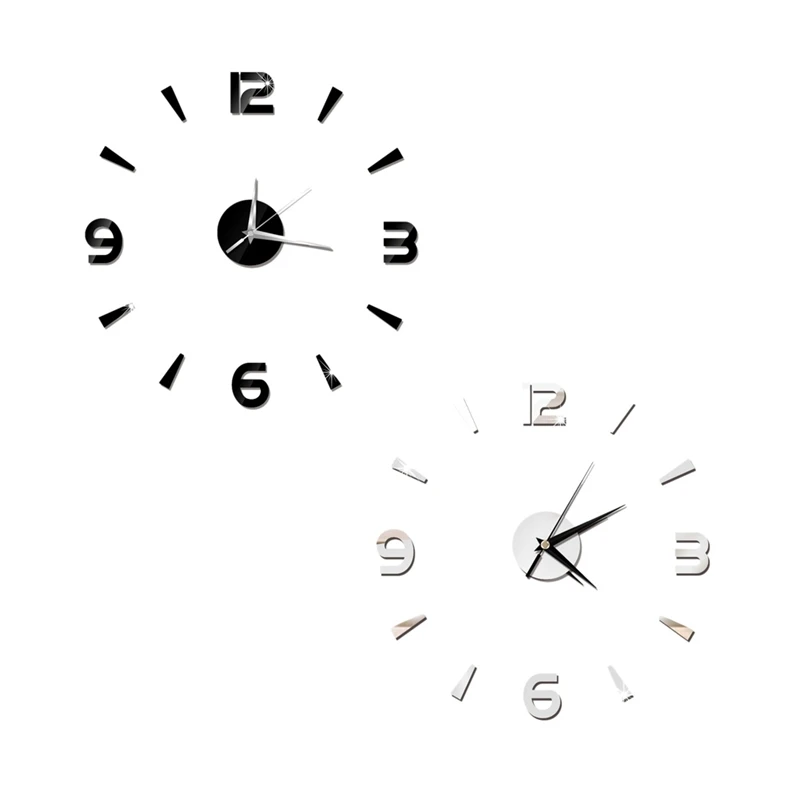3D домашний декор кварцевые Diy настенные часы Horloge для гостиной Модные Акриловые