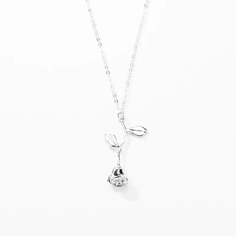 Золотое розовое модное ожерелье s для женщин цепочка звено подвеска подарок