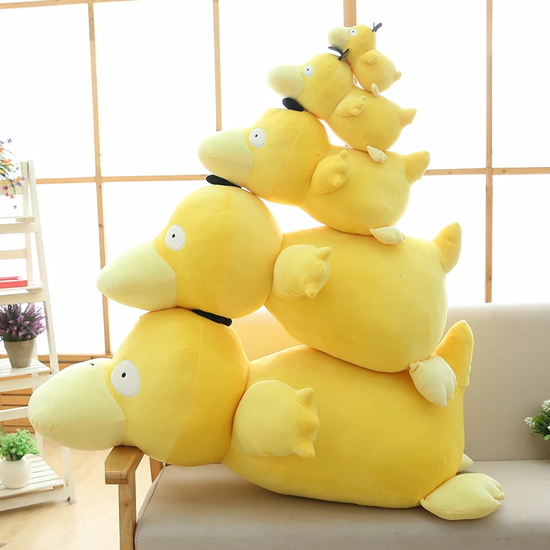 Супер большой размер Psyduck плюшевая игрушка мягкая желтая утка кукла покемон