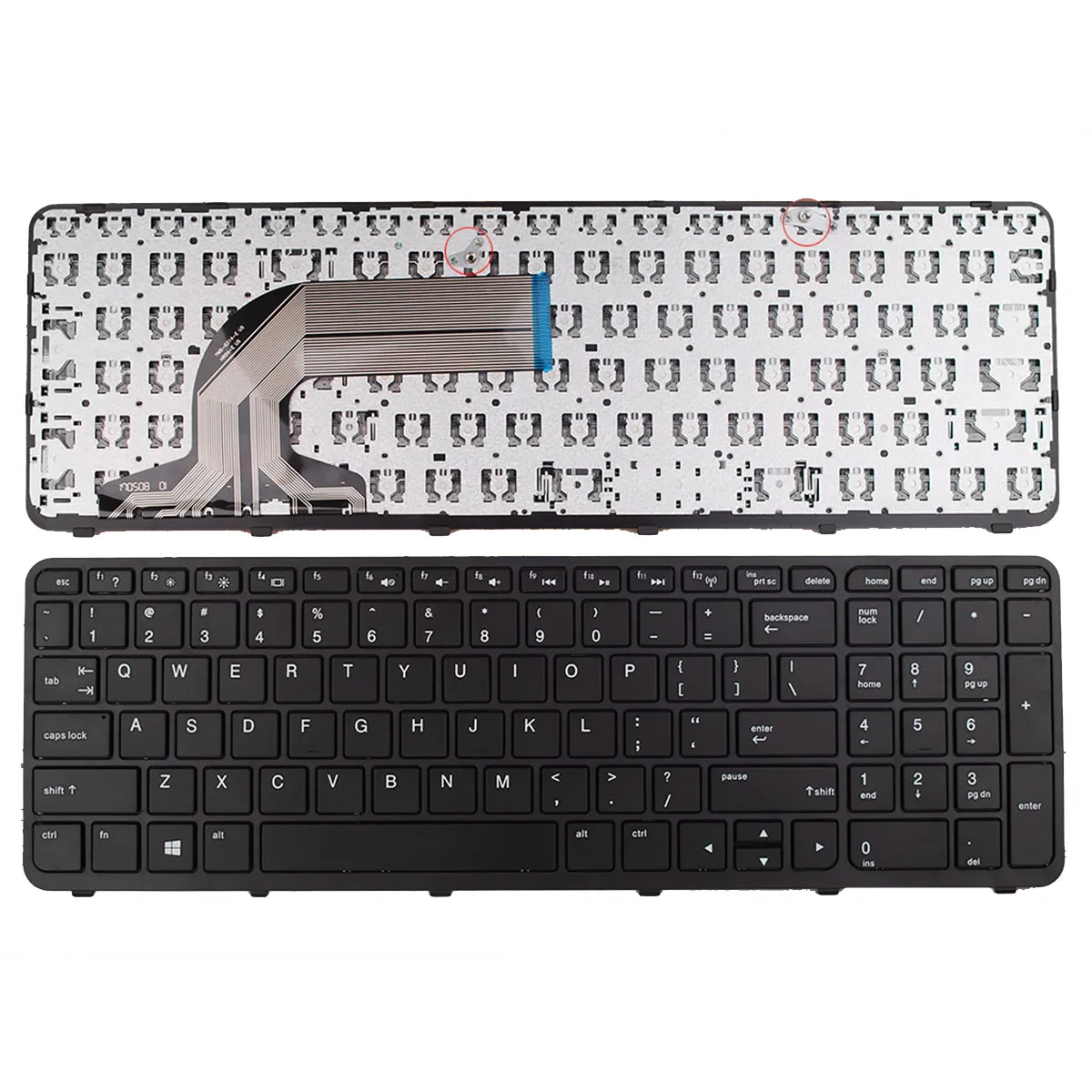 

Новинка для HP 350 G1 350 G2 355 G2 752928-001 758027-001 черная рамка для клавиатуры США OEM