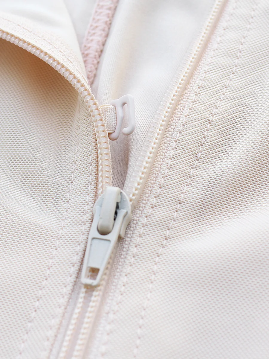 Цельное женское нижнее белье для похудения открытая промежность полная