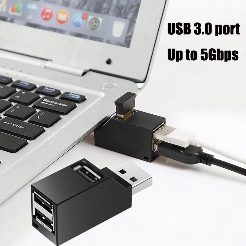 3 порта usb-хаб коробка стиль Высокоскоростной USB 0 разветвитель передачи данных