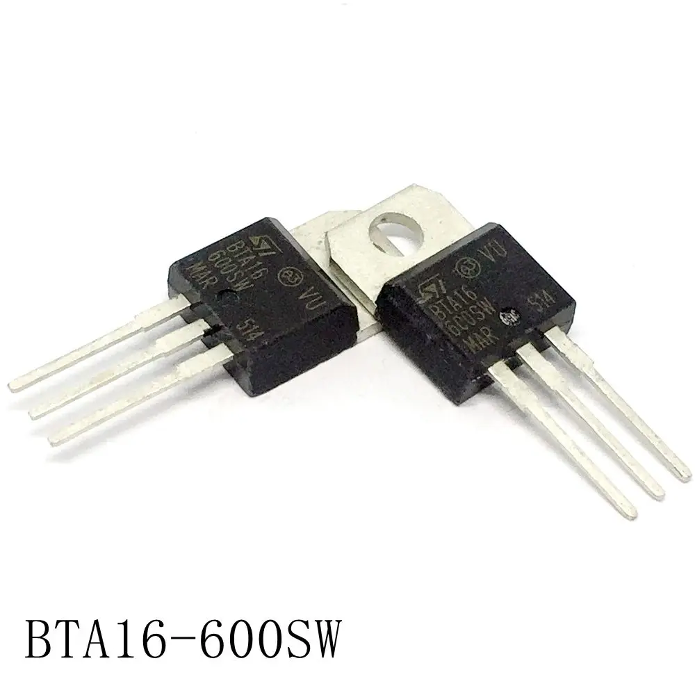 TRIAC BTA16 600SW TO 220 16A/600V 10 шт./лот новый в наличии|Приборы для измерения уровня| |