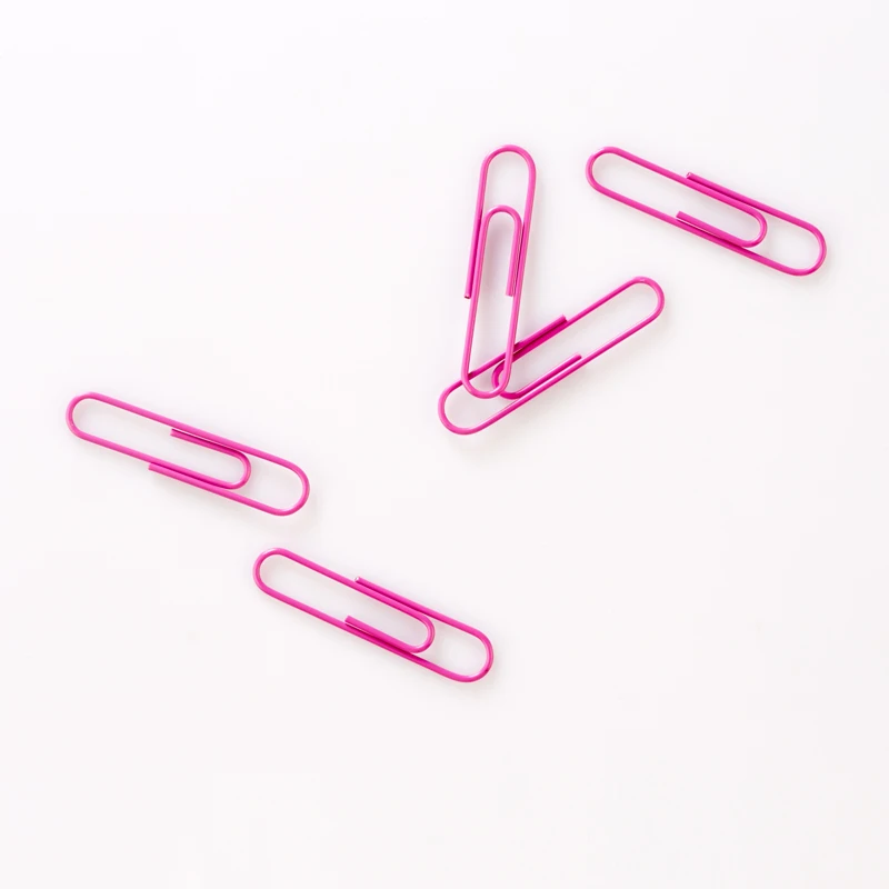 Metal Paper Clips Document Cute Clip Large Photo Holder Office Accessories Business Girls Gifts 210/600 Pcs | Канцтовары для офиса
