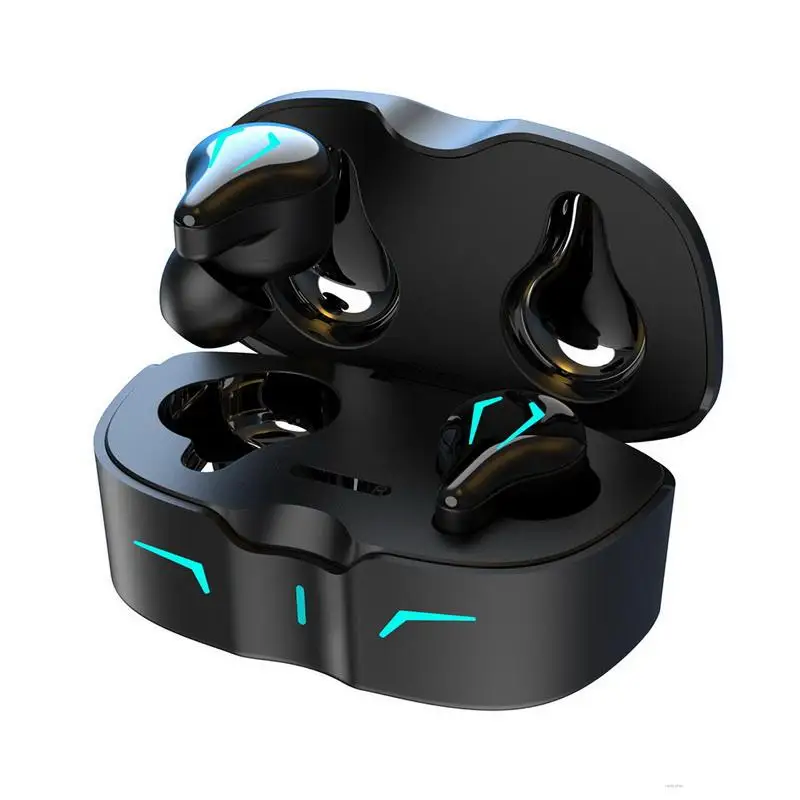 

Оригинальная игровая бинауральная гарнитура Bluetooth, беспроводная Спортивная TWS смарт-гарнитура Bluetooth черного цвета