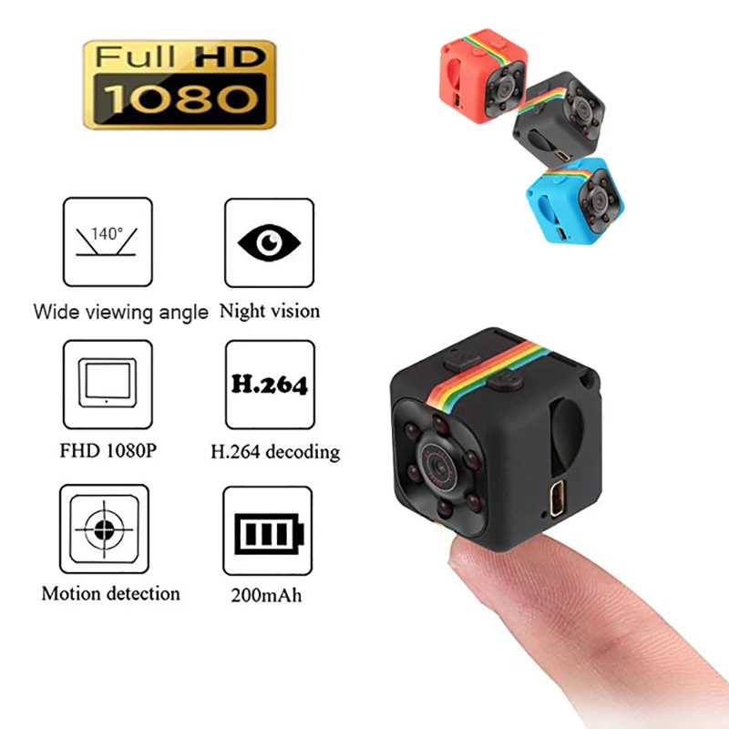 Мини камера HD 1080P с датчиком ночного видения видеокамера движения DVR микро