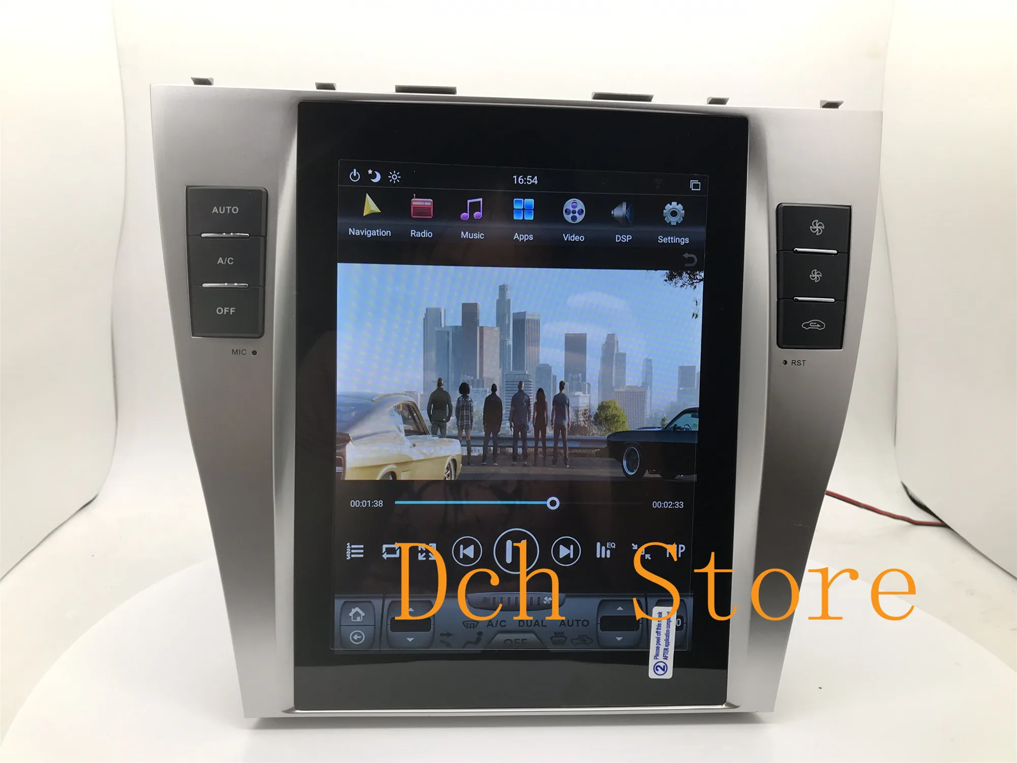 10 4 ''вертикальный экран Tesla Style Android 9 0 автомобильный DVD GPS Навигатор Радио для