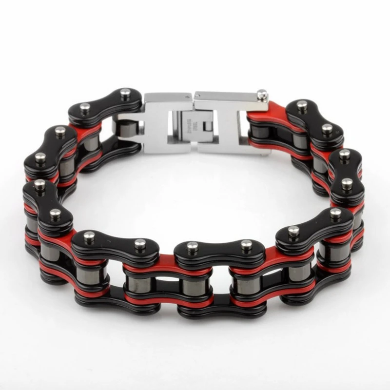 Новые модные браслеты-цепочки для тяжелого велосипеда 22 см цепь из нержавеющей