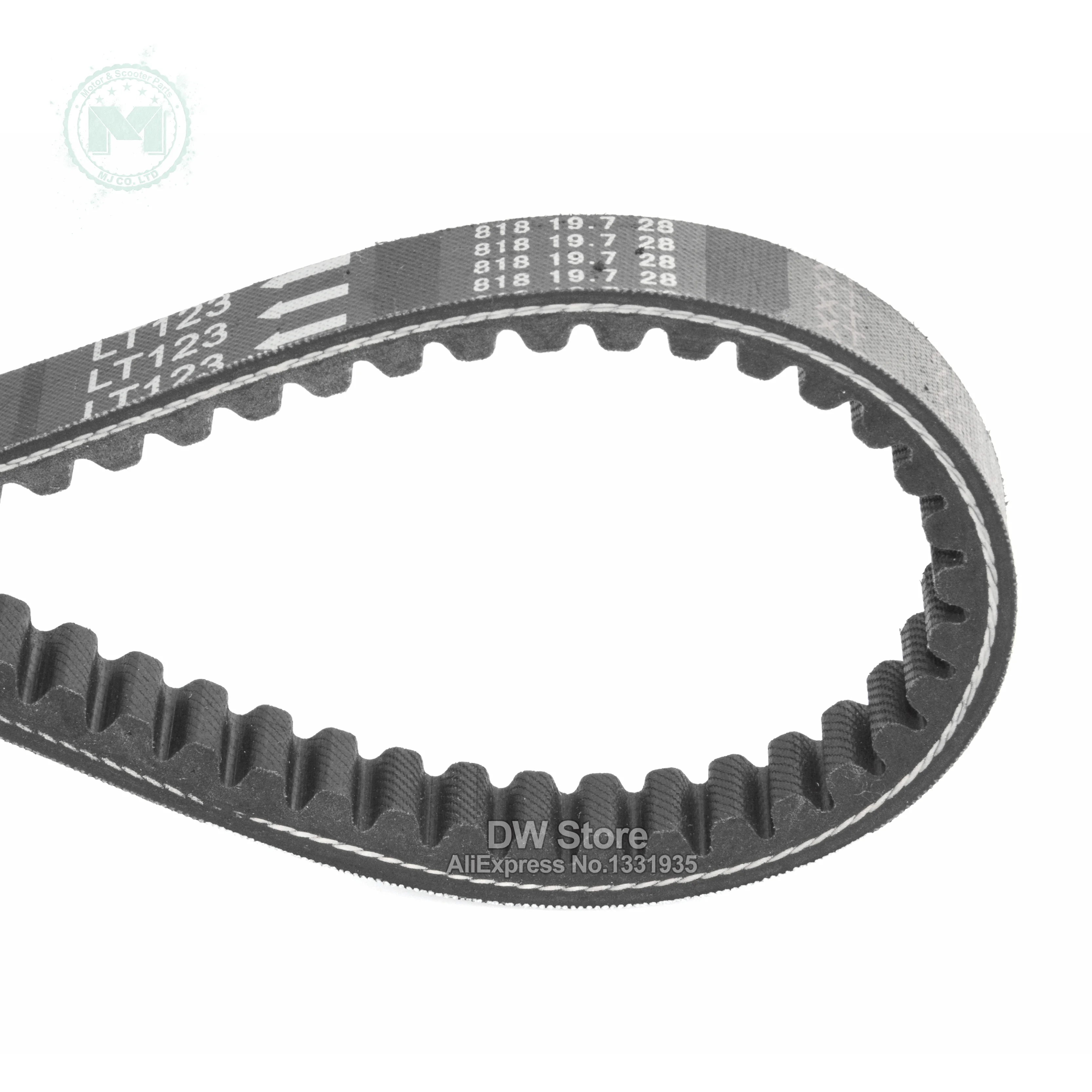 LT123 818 19 7 28 резиновый приводной ремень для скутера мопеда Для sym JET4 FIDDLE 2/3 SF3 QP125 ORBIT