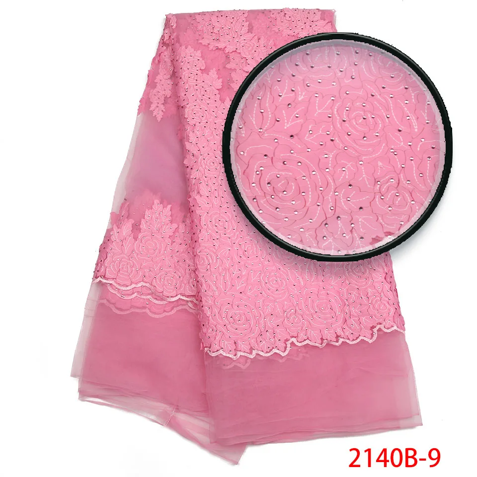 Ткань французское кружево темно-зеленое Африканское нигерийское Тюлевое с