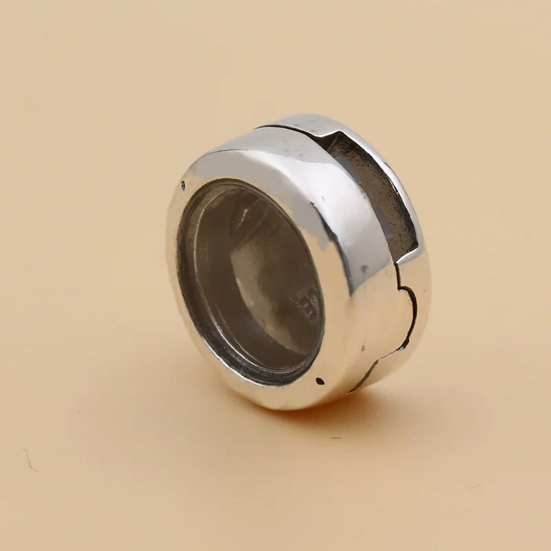 Модные серебряные бусины 925 пробы рефлексивные Клипса медальон Подвески