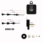 Высокий крутящий момент, длинный вал, бесшумные часы, механизм движения с 2 часовыми стрелками для ремонта