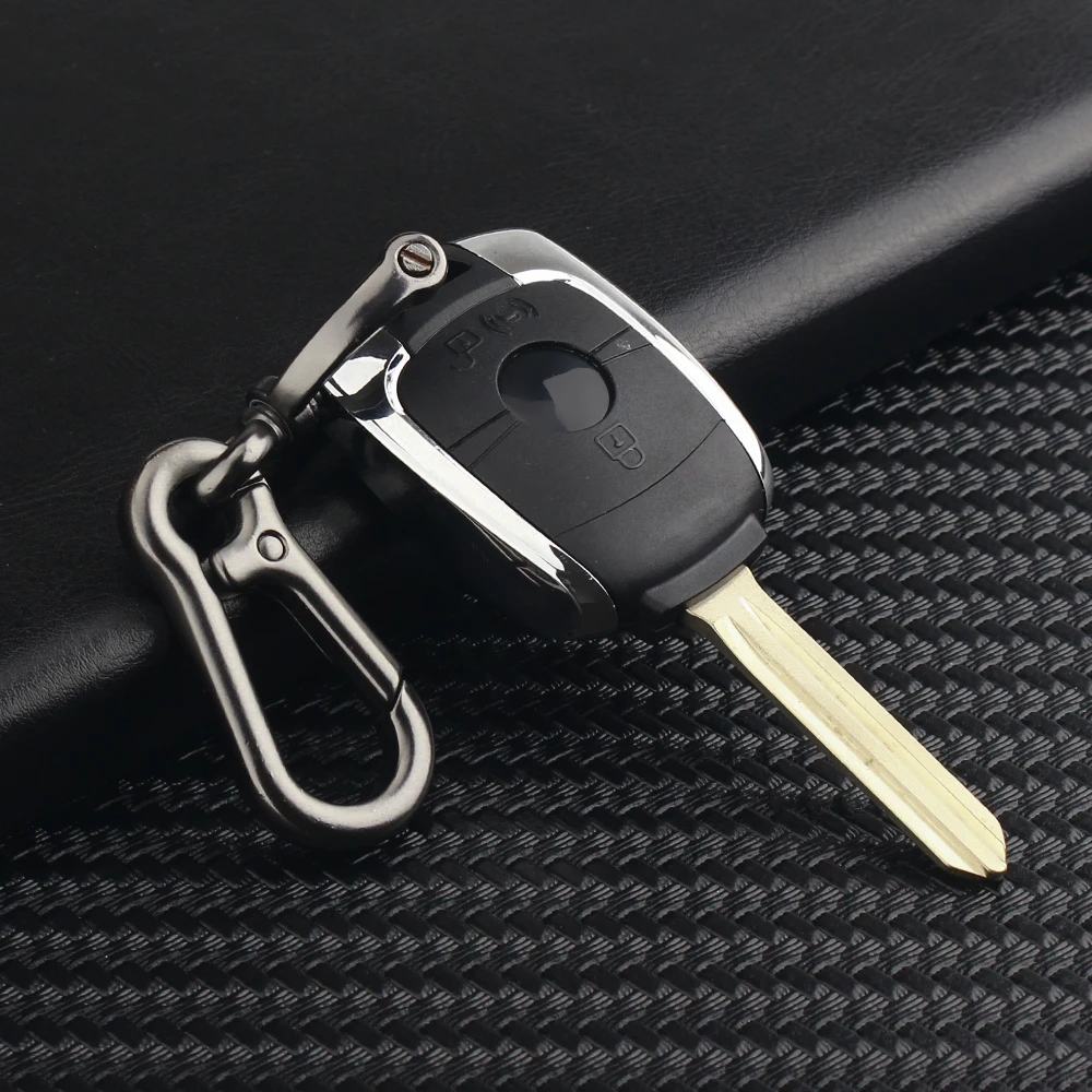 KEYYOU 2 кнопки дистанционного ключа оболочки Fob Для Ssangyong Actyon Kyron Rexton Korando ключи автомобиля Замена Обложка