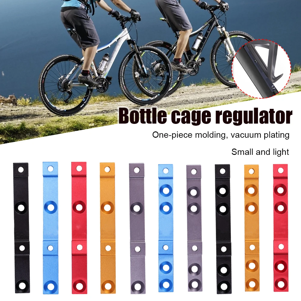 

Bicycle Bottle Cage Adjuster Aluminum Alloy Bike Bottle Cage Hole Position Adjustment Fixing Frame Bike Accessories strong