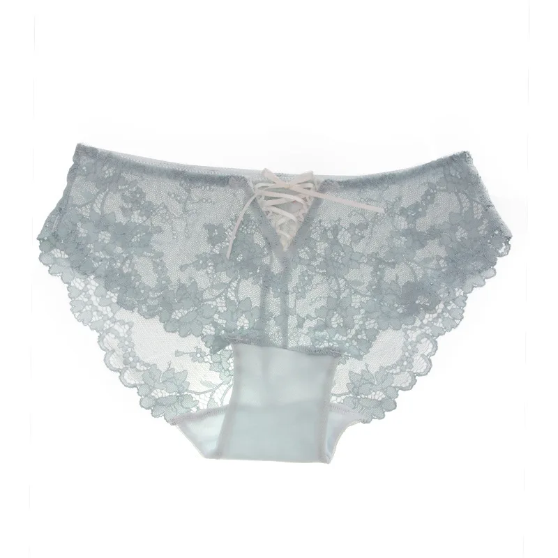 Трусы женские кружевные SP &amp CITY Бесшовные прозрачные трусы с цветочным принтом |