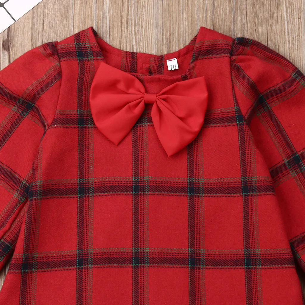 Платье для девочек; vestidos; Детские платья для девочек; vestido infantil; рождественское повседневное клетчатое платье с длинными рукавами из хлопка; Z4