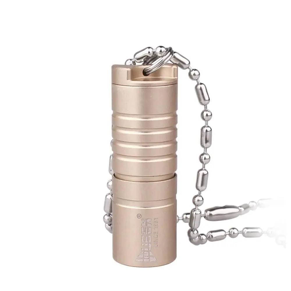 Wuben портативный брелок со светодиодным фонариком Водонепроницаемый IPX8 130 люмен USB Перезаряжаемый мини