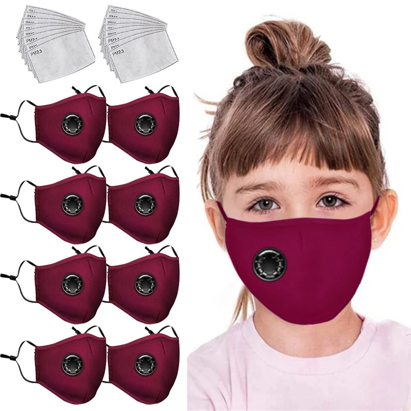 

Reusable Face Mask For Kids With Respirator Masks For Germs Protection Kids Filter Mask Flag Masques Lavables Facialmaske A50