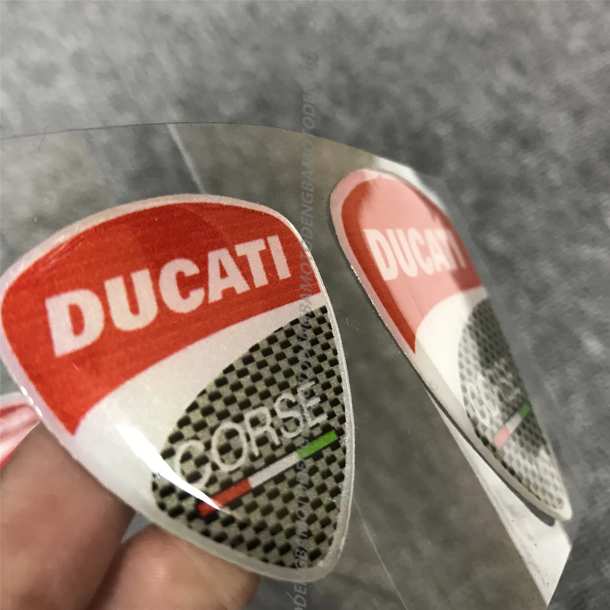 Для мотоцикла Ducati 3D логотип шлем топливный бак фотоальбом|Наклейки и стикеры| |