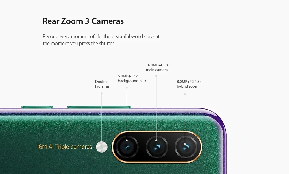 Lenovo Z6 Lite 4G Phablet 6,3 дюймов Android 9,0 Восьмиядерный процессор Snapdragon 6 ГБ+ 64 ГБ/128 ГБ 3 задняя камера 4050 мАч мобильный телефон