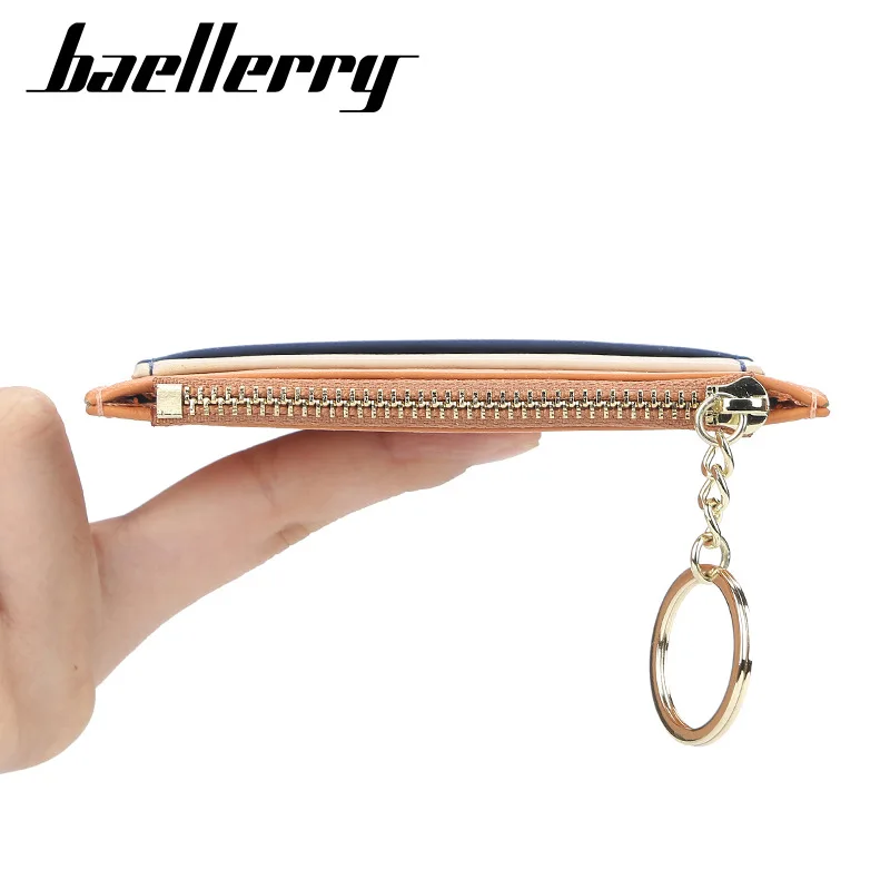 Baellerry держатель для карт Женский мягкий кожаный брелок сумка маленькие кошельки