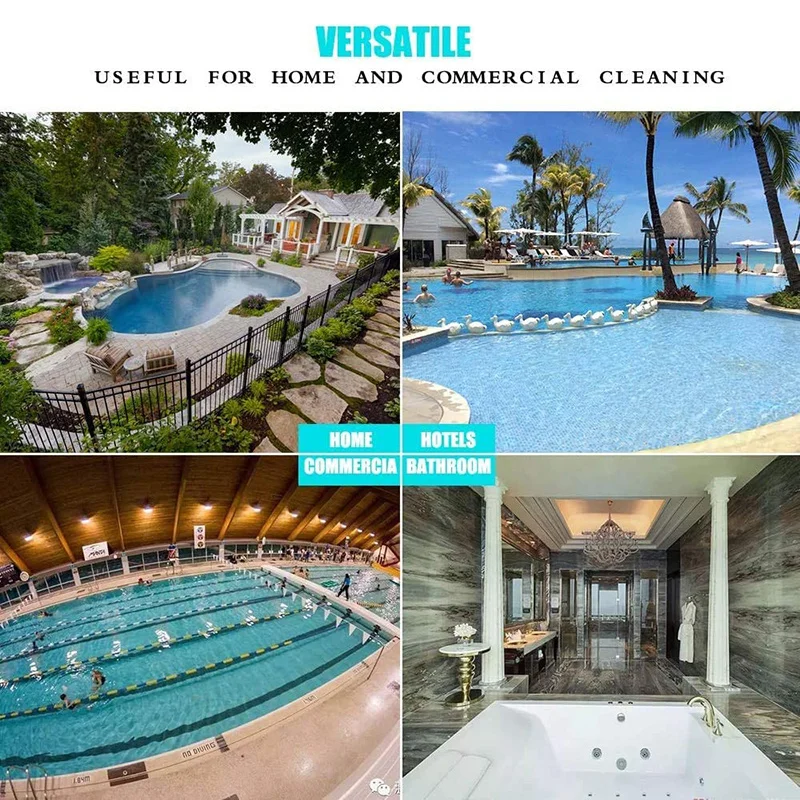 

Swimming Pool Wall Tile Brush Aluminum Back Cleaning Brush for Cleans Walls Tiles Floors ALS88