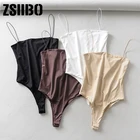 Комбинезон женский на бретельках, без рукавов, с открытой спиной