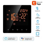 Умный термостат Tuya с Wi-Fi, пульт ДУ для теплого пола, отопления воды, газового бойлера, подходит для Google Home, Alexa, 16A3A