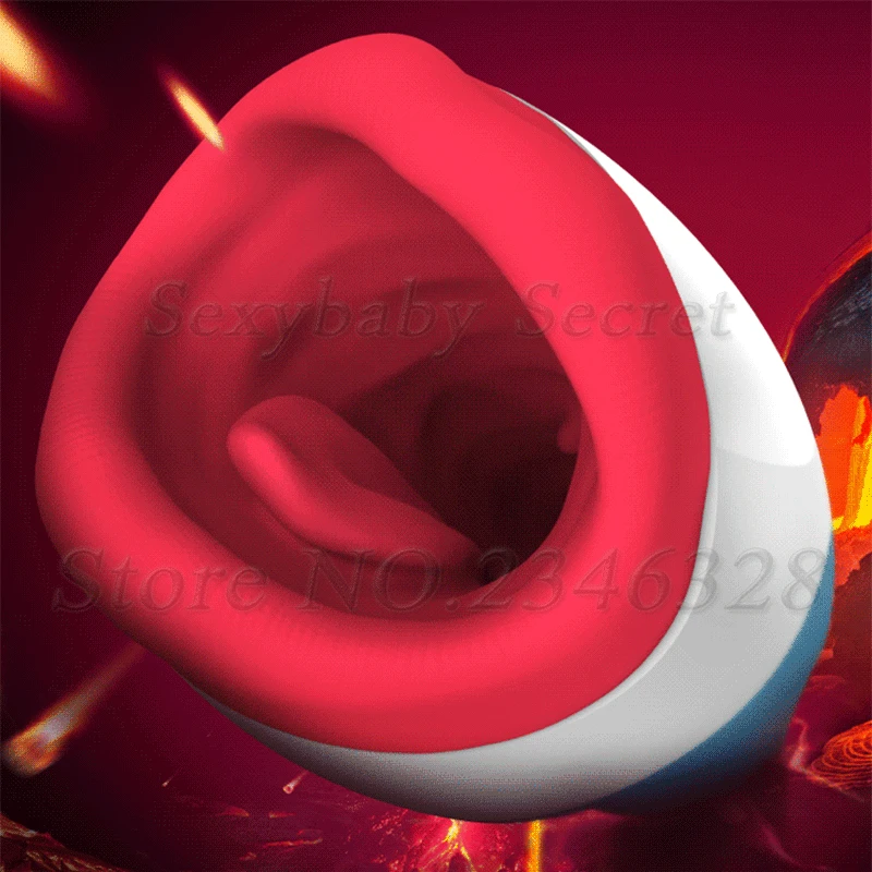 Глубокая глотка Минет мужские мастурбаторы чашка Мощный вибратор с подогревом