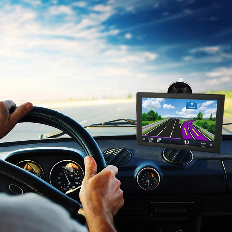 Carnavigation gps 9 дюймов lcd емкостный экран 256 Мб 8 г памяти FMtransmitter спутниковая навигация последняя карта
