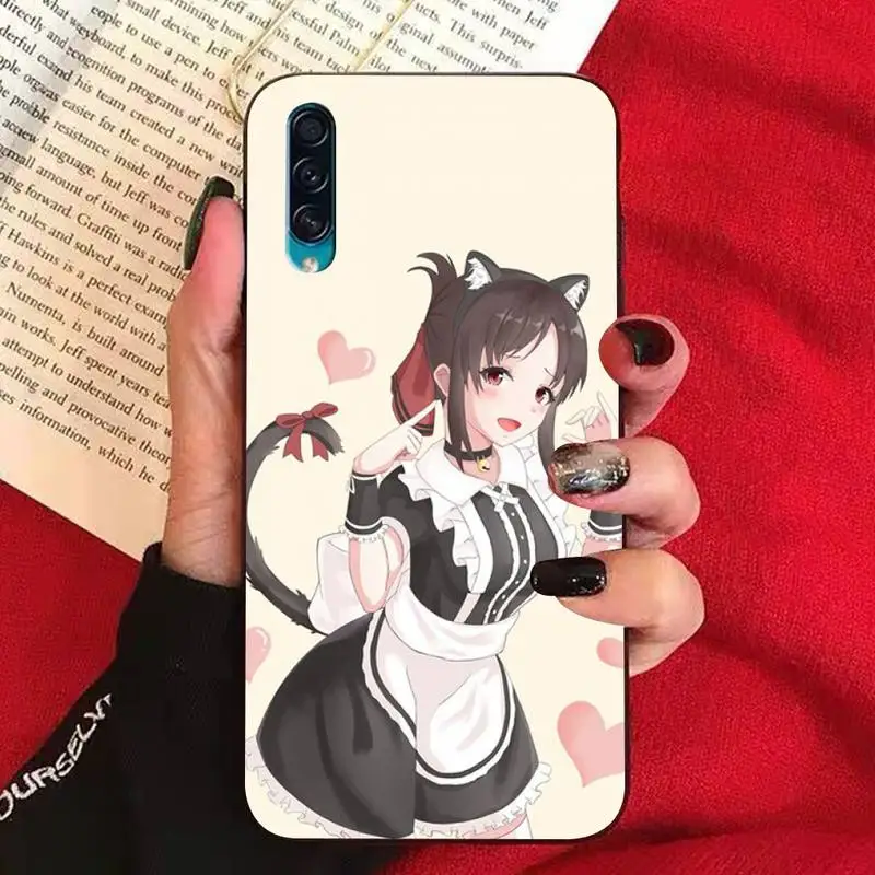 TOPLBPCS kaguya sama love is war черный чехол для сотового телефона Samsung A30s 51 71 10 70 20 40 20s 31 10s A7 A8
