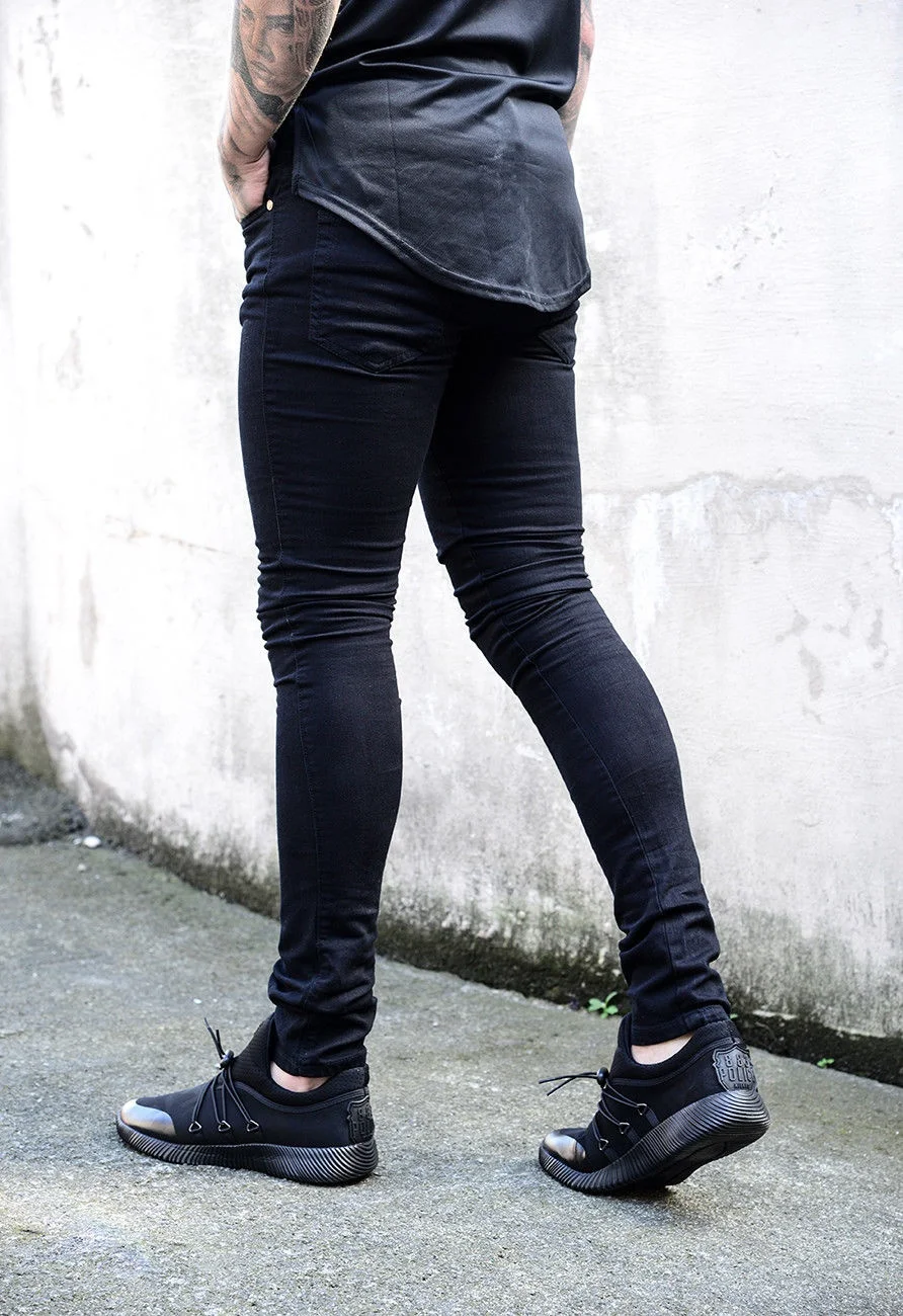 3 вида стилей Для мужчин эластичные узкие байкерские Slim Fit джинсовые Для мужчин с несколькими карманами, брюки карандаш с молнией Для мужчин повседневные джинсы модные повседневные штаны