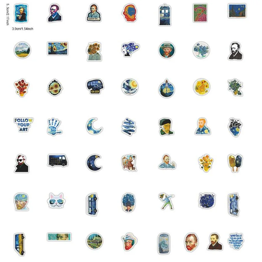 Декоративное искусство Ван Гога картина маслом наклейка граффити