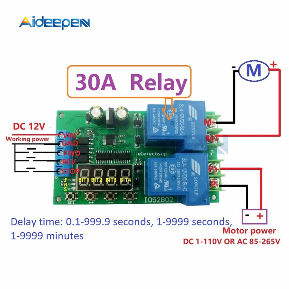 Многофункциональное реле управления двигателем постоянного тока/переменного