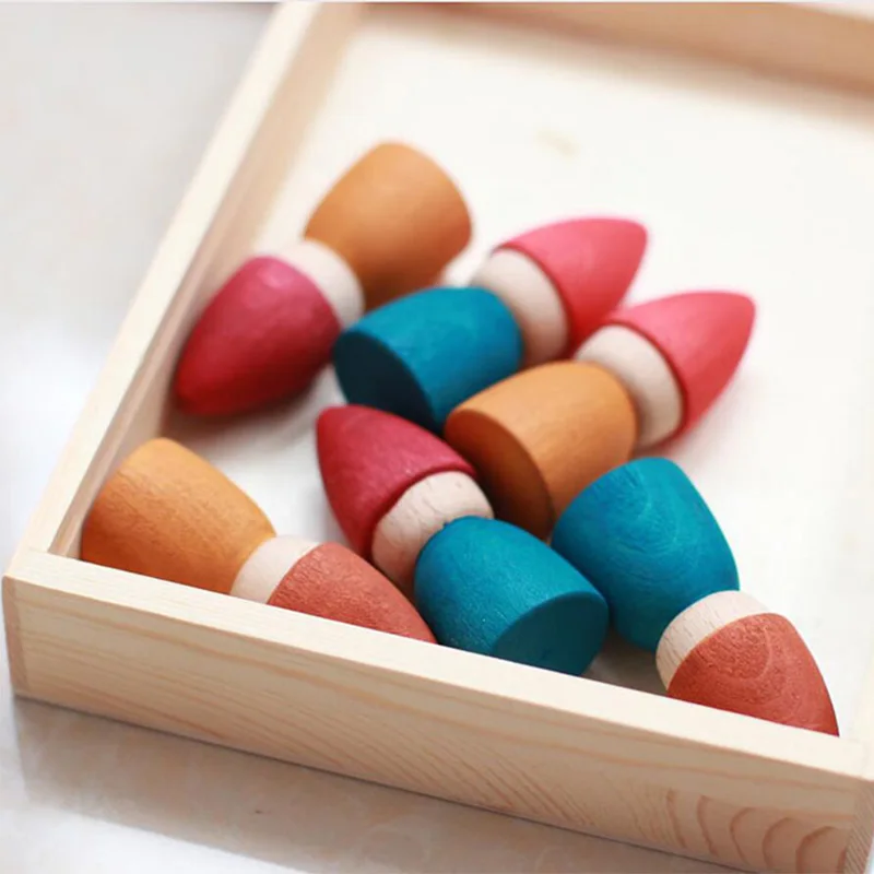 Чистые деревянные колышки для кукол игрушки ручной работы Неокрашенные Фигурки