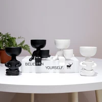ins nordic creative ceramics simulation human body art crafts flower pots living room bedroom desktop home decorat ornaments