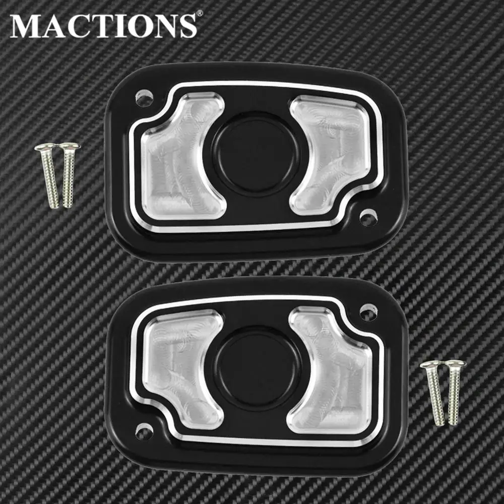 

Motorcycle CNC Brake Master Cylinder Cover Aluminum For Harley Touring Road King 2008-2017 FLHT FLHR FLHX FLTR V-Rod 2006-2017