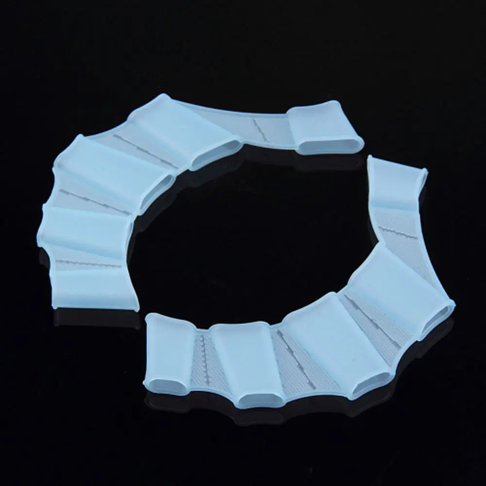 

2 Pairs Silicone Webbed Gloves Unisex Frog Type Girdles Hand Fins Flippers Palm Finger Webbed Gloves Paddle Water Sports